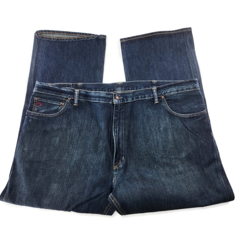 Polo Ralph Lauren Classic Fit Darkwash 100% Cotton Denim Jeans 48x30